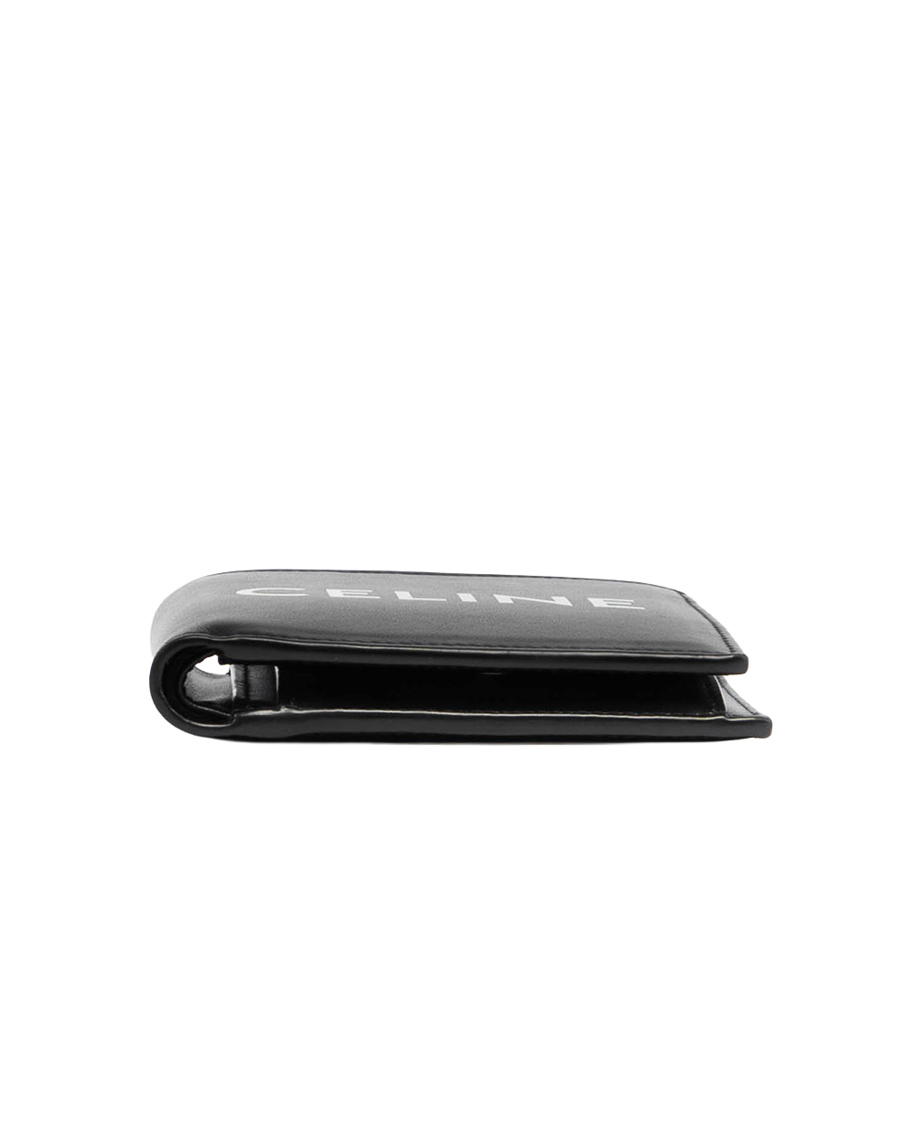 CELINE 4 CARD COIN SHORT BLACK CALF 5091