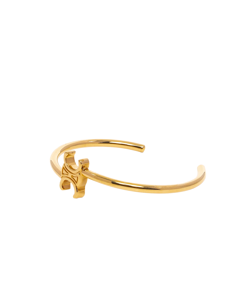 CELINE ASYMMETRIC CUFF BRACELET GHW SCA 4223 09666