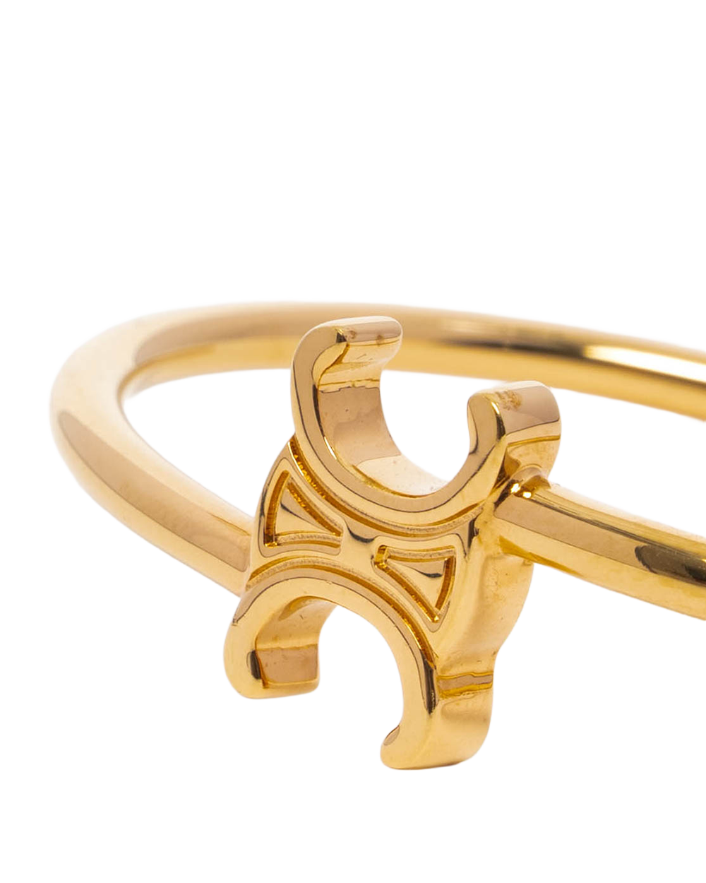 CELINE ASYMMETRIC CUFF BRACELET GHW SCA 4223 09669