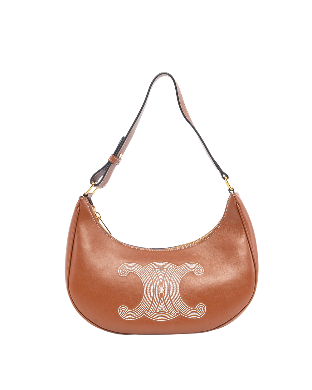 CELINE AVA MEDIUM BROWN CALF GHW F GA 2212 0193(2)