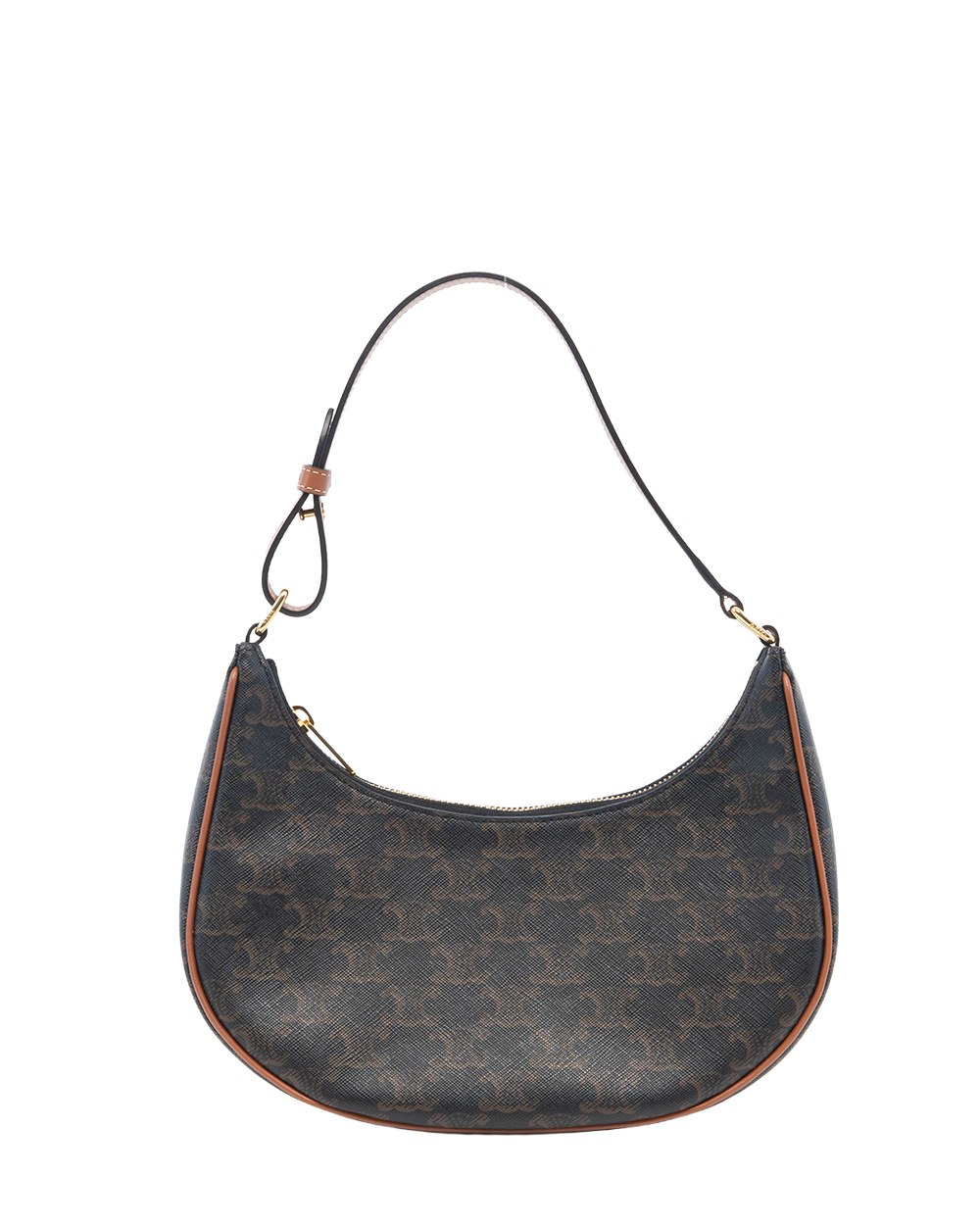 CELINE AVA MEDIUM BROWN TAN CANVAS GHW F DG 2223 82412