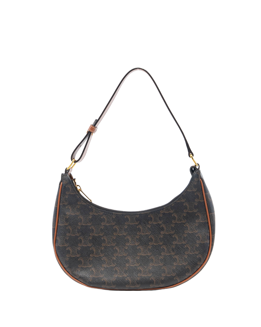 CELINE AVA MEDIUM BROWN TAN CANVAS GHW F GA 1212 F AT 0292 82426