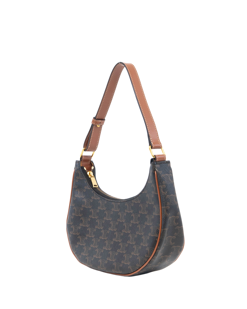 CELINE AVA MEDIUM BROWN TAN CANVAS GHW F GA 1212 F AT 0292 82427