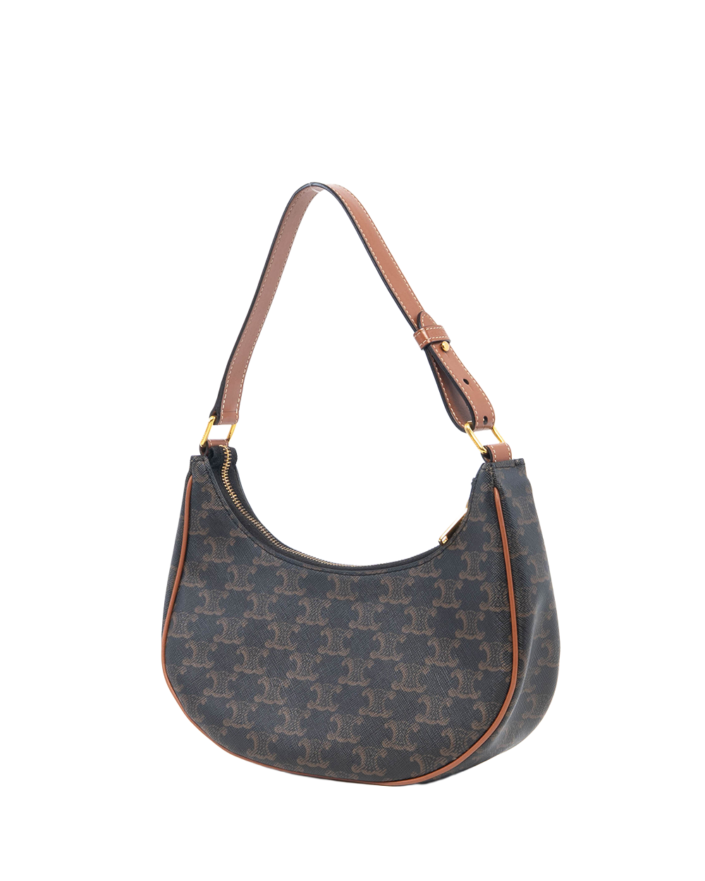 CELINE AVA MEDIUM BROWN TAN CANVAS GHW F GA 1212 F AT 0292 82428