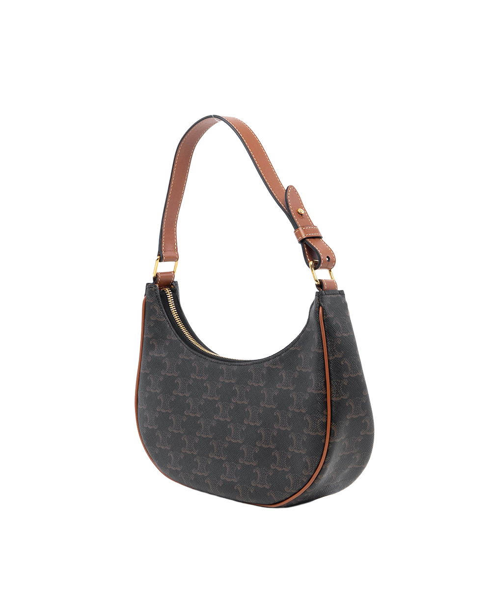 CELINE AVA MEDIUM BROWN TAN CANVAS GHW F GA 2251 F AT 2221 5224