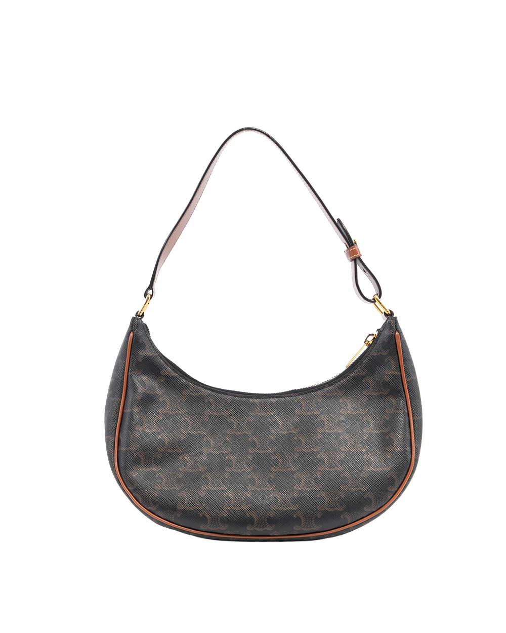 CELINE AVA MEDIUM BROWN TAN CANVAS GHW S GA 4240 2818