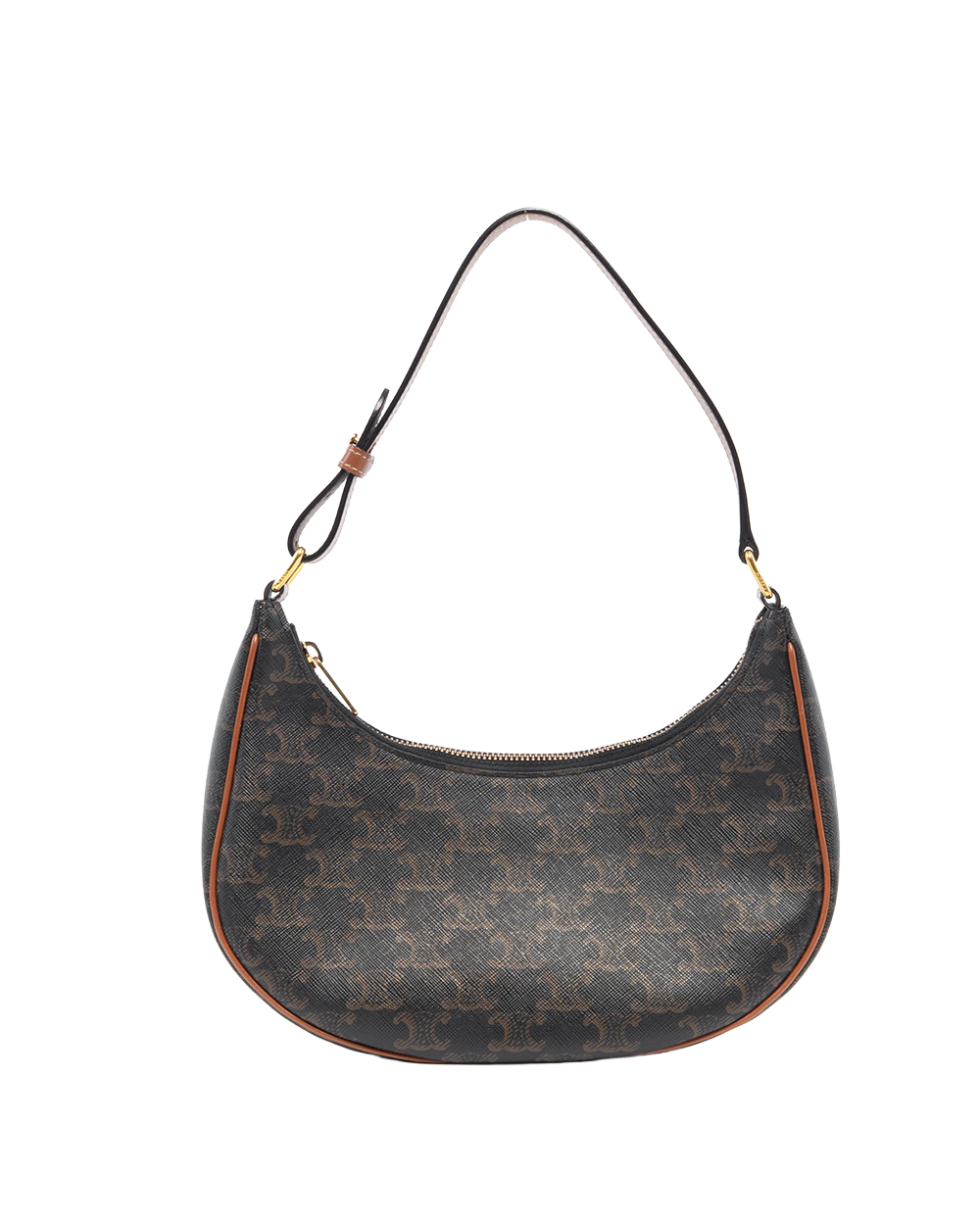 CELINE AVA MEDIUM BROWN TAN CANVAS GHW W CA 3262 W AT 3222 8218