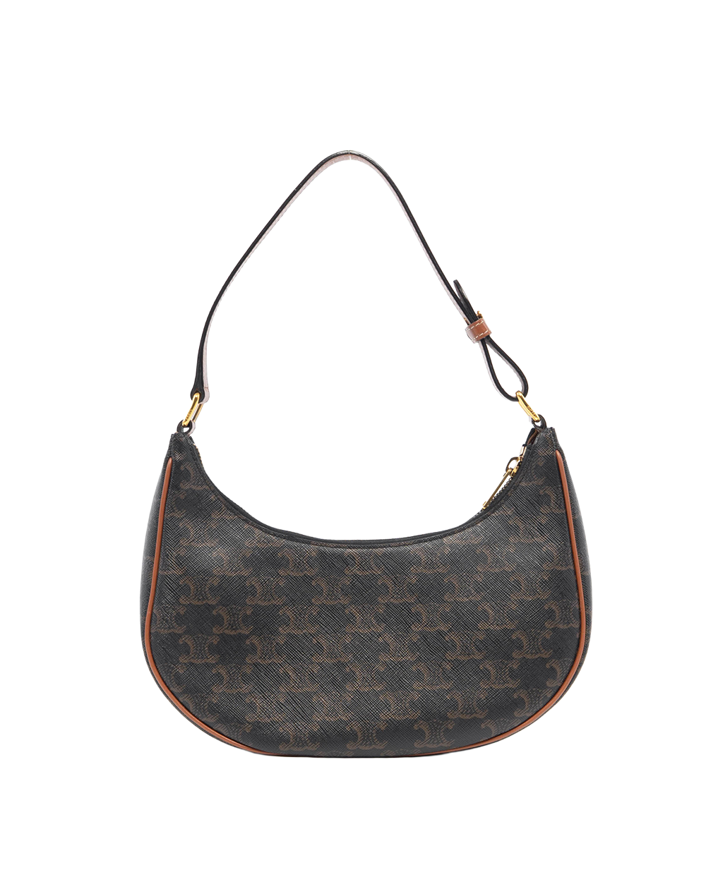 CELINE AVA MEDIUM BROWN TAN CANVAS GHW W CA 3262 W AT 3222 8221