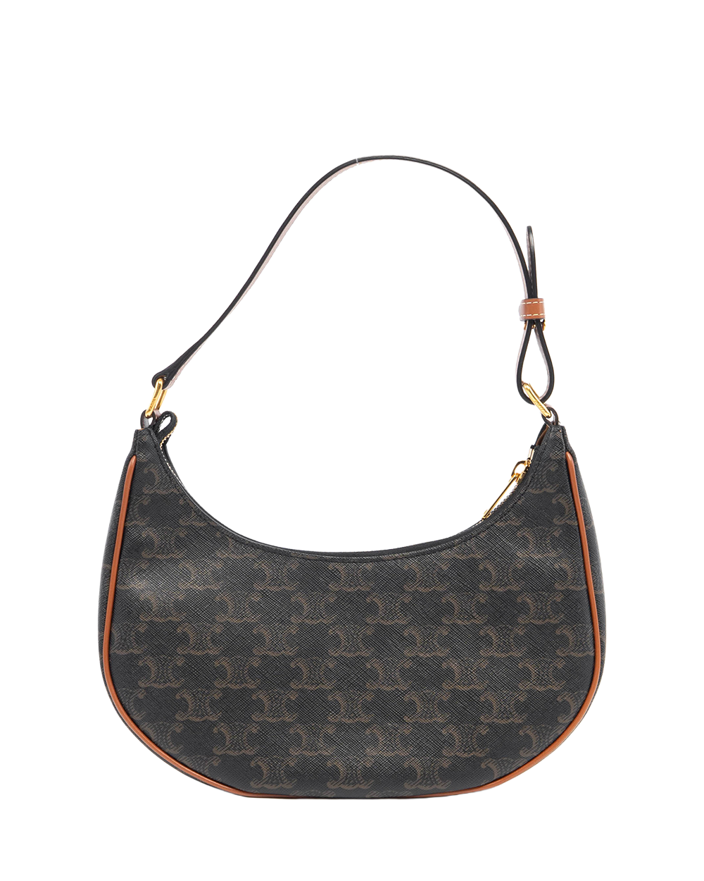 CELINE AVA MEDIUM BROWN TAN CANVAS GHW W GA 3282 3073