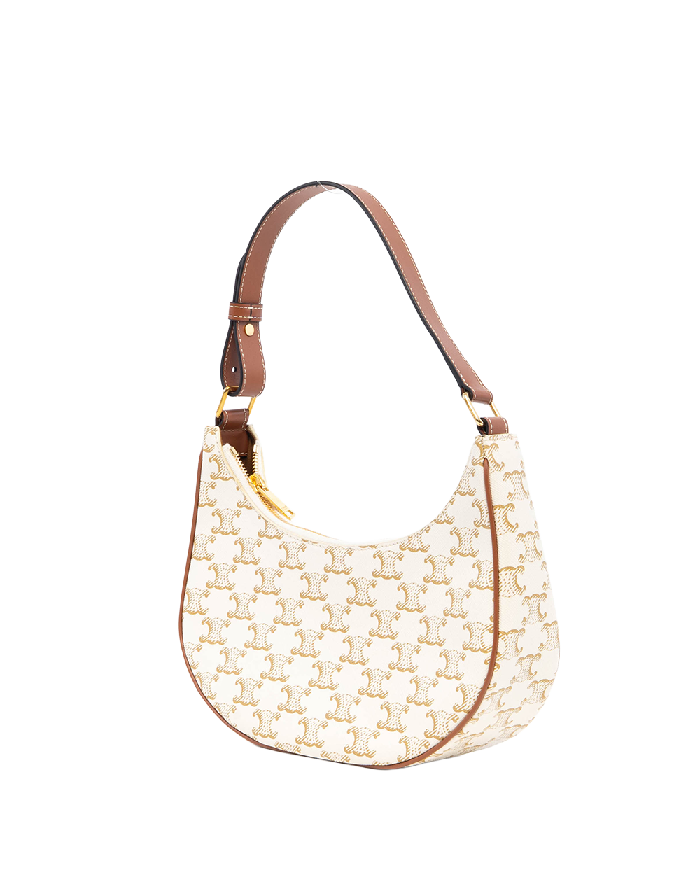 CELINE AVA MEDIUM WHITE CANVAS GHW S GA 4272 5210