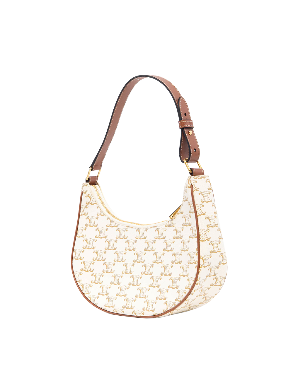 CELINE AVA MEDIUM WHITE CANVAS GHW S GA 4272 5211