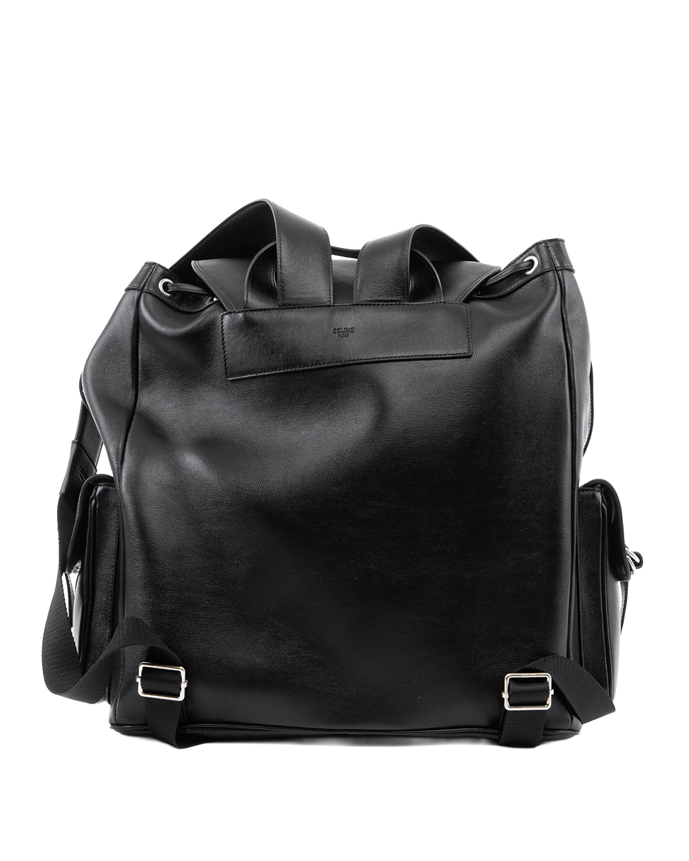 CELINE BACKPACK LARGE BLACK CALF SHW S ME 5202 57203