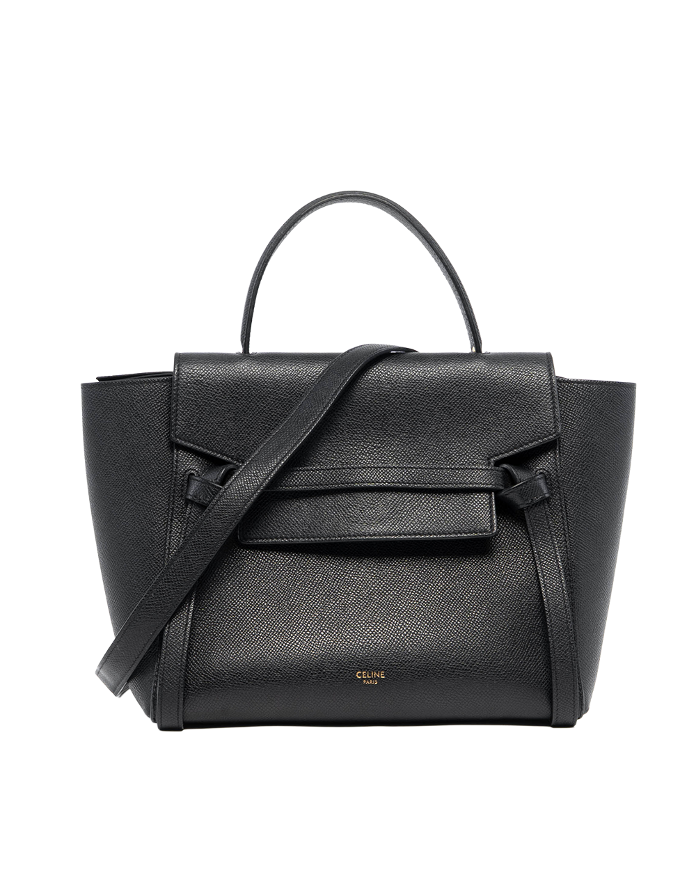 CELINE BELT BAG MICRO BLACK CALF GHW F AT 1199 F LM 2159 5028