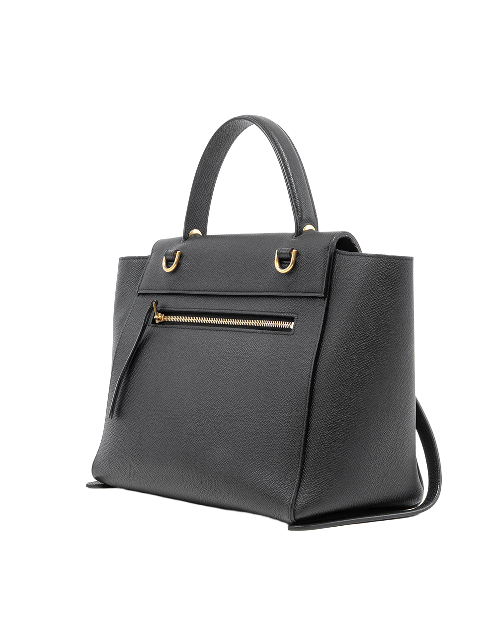 CELINE BELT BAG MICRO BLACK CALF GHW S GA 3196 04875