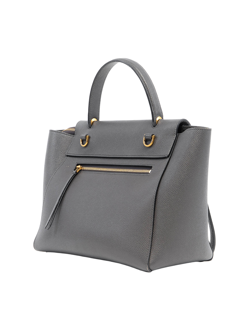 CELINE BELT BAG MICRO GREY CALF GHW F GA 1198 2210