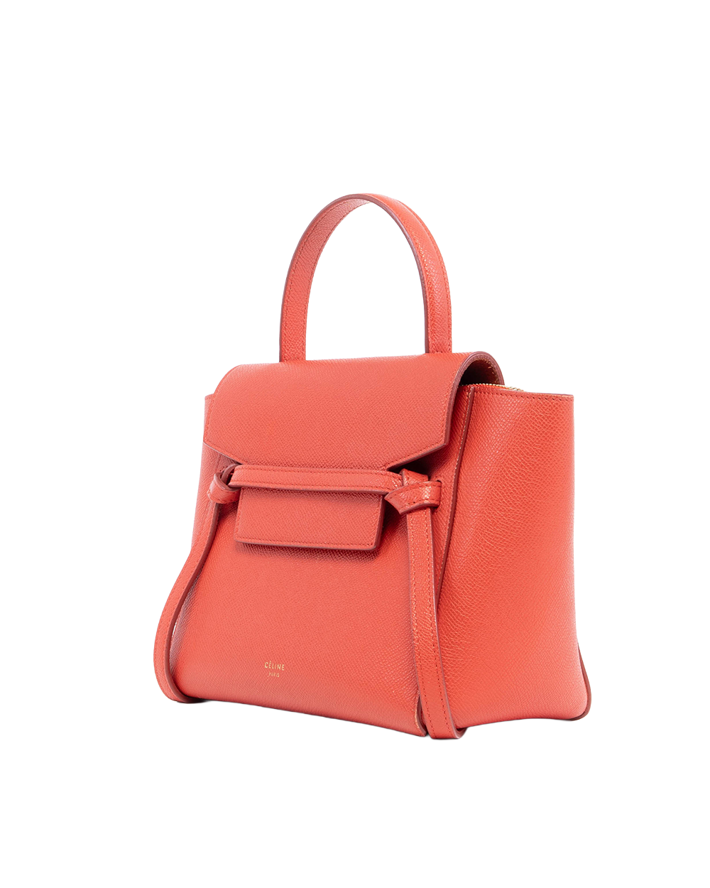 CELINE BELT BAG NANO RED CALF GHW U GA 0148 1028