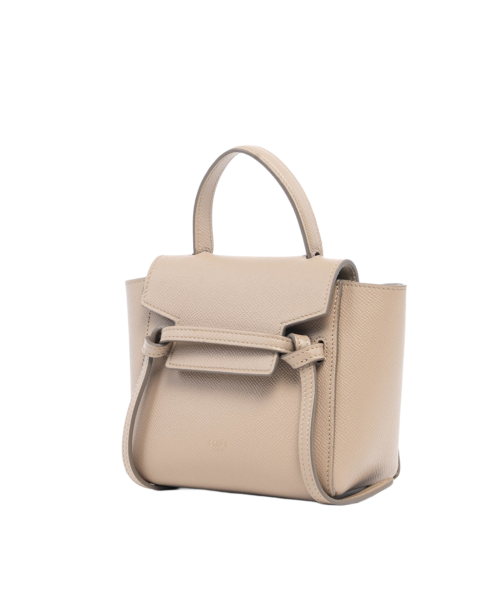 CELINE BELT BAG PICO BEIGE CALF GHW 04391