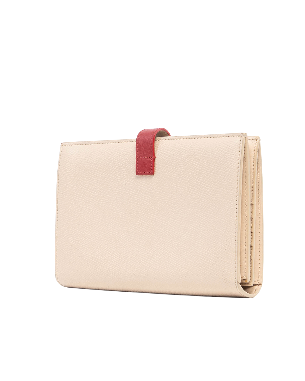 CELINE BIFOLD WALLET WHITE CALF GHW F LM 2149 09534