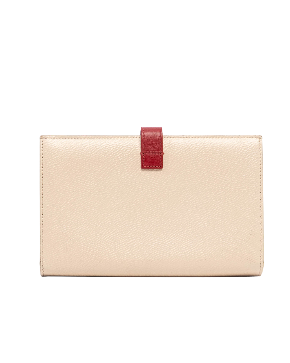 CELINE BIFOLD WALLET WHITE CALF GHW F LM 2149 09535