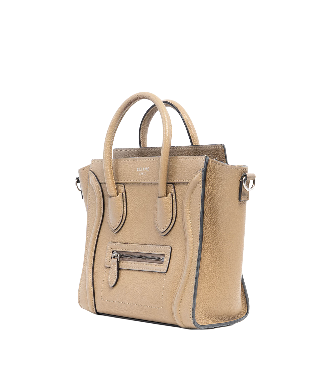 CELINE LUGGAGE NANO BROWN DUNE CALF GHW S CU 4115 4036