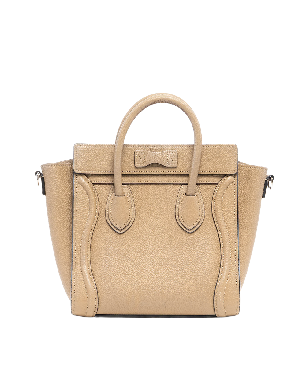 CELINE LUGGAGE NANO BROWN DUNE CALF GHW S CU 4115 4038