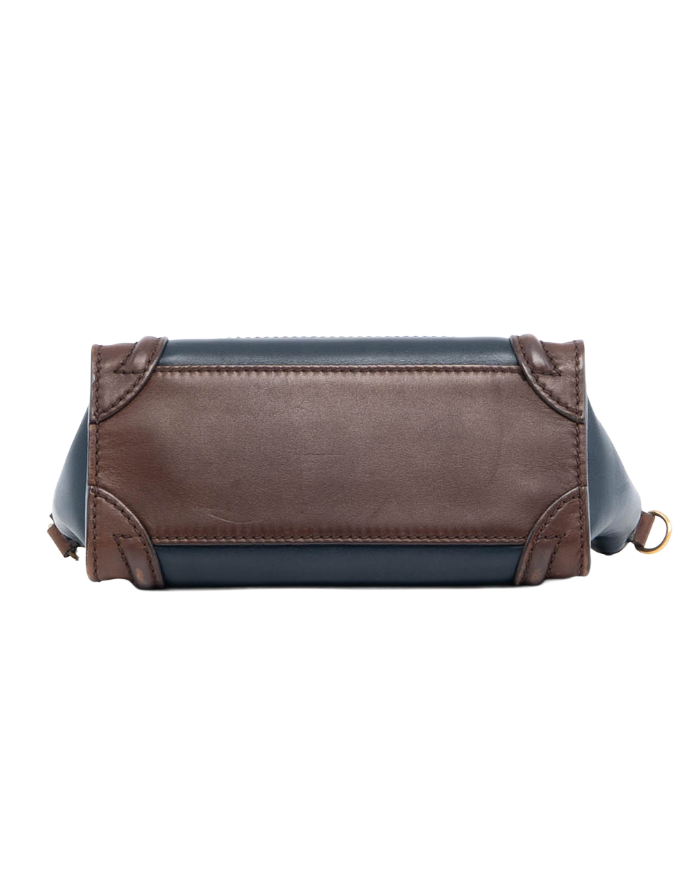 CELINE LUGGAGE NANO BROWN NAVY CALF GHW 4018