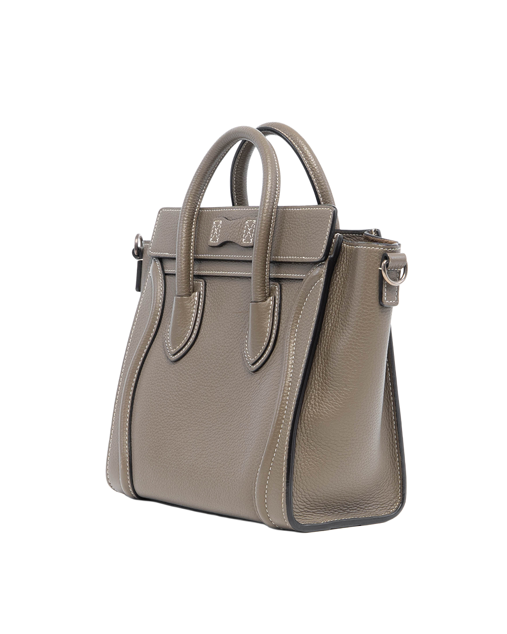 CELINE LUGGAGE NANO BROWN SOURIS CALF RSHW U AT 0136 U CU 0156 3003