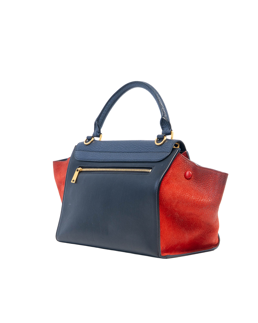 CELINE TRAPEZE RED BLACK CANVAS CALF GHW S CU 3196 0080