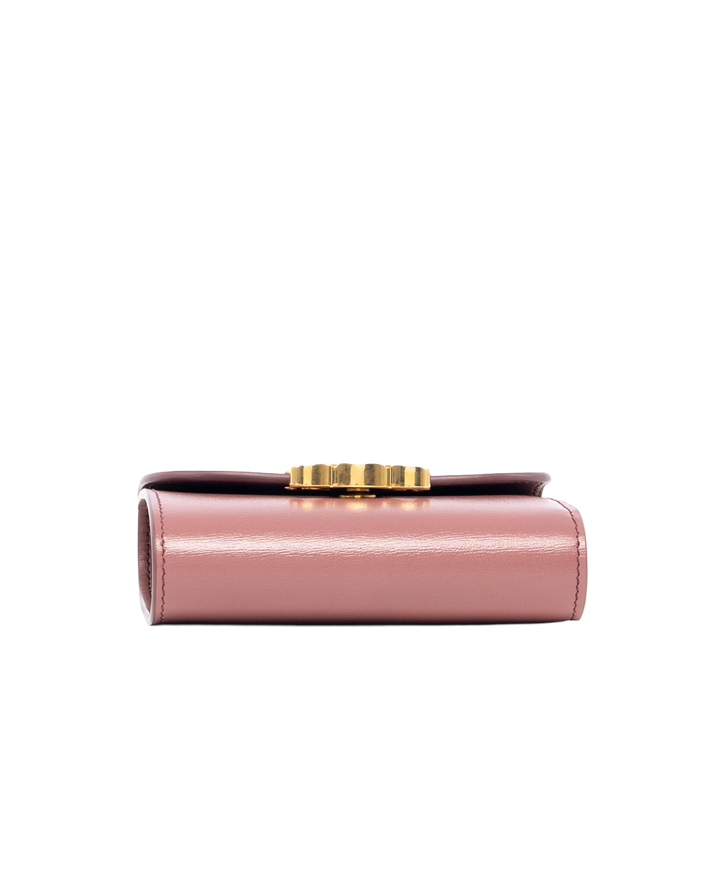 CELINE TRI FOLD WALLET SHORT PINK CALF GHW W LM 3264 5122