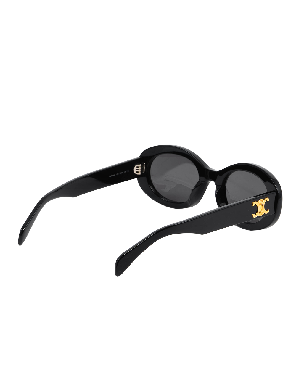 CELINE TRIOMPHE 01 SUNGLASSES BLACK GHW CL40194U 00243