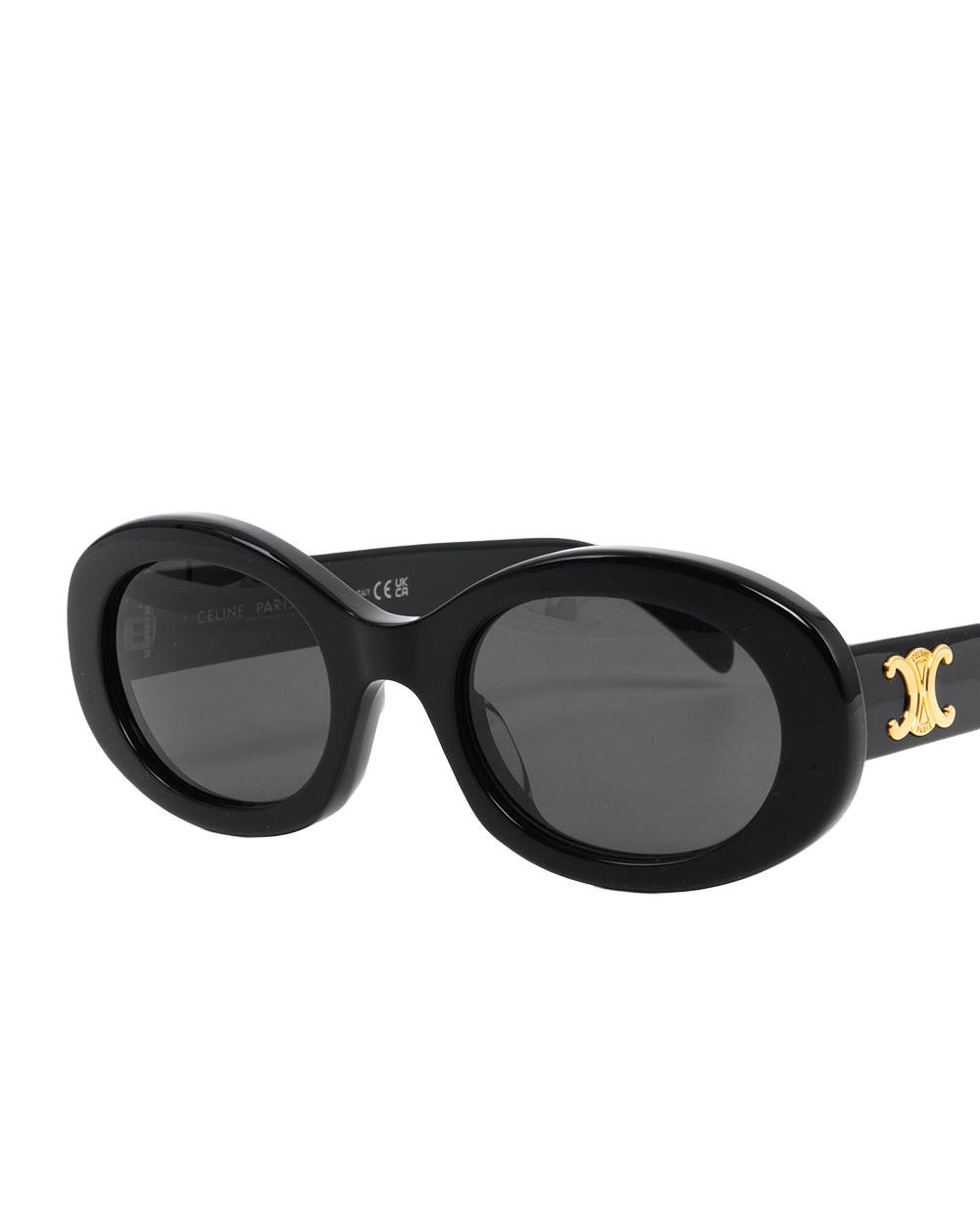 CELINE TRIOMPHE 01 SUNGLASSES BLACK GHW CL40194U 00245