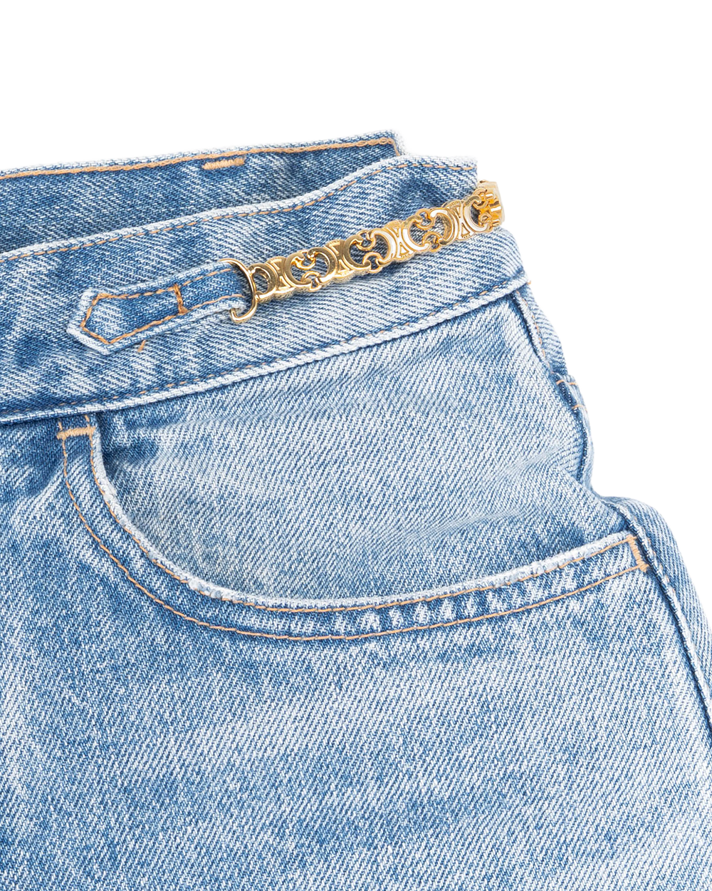 CELINE TRIOMPHE DENIM 25 JEANS COTTON GHW 2309