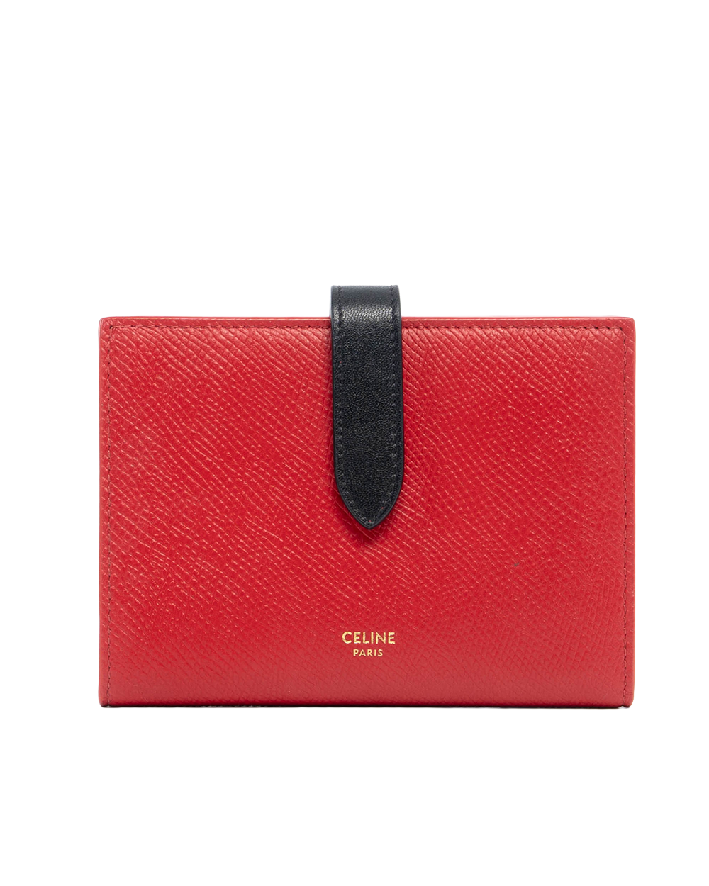 CELINE WALLET SHORT RED CALF F PB 1139 09645