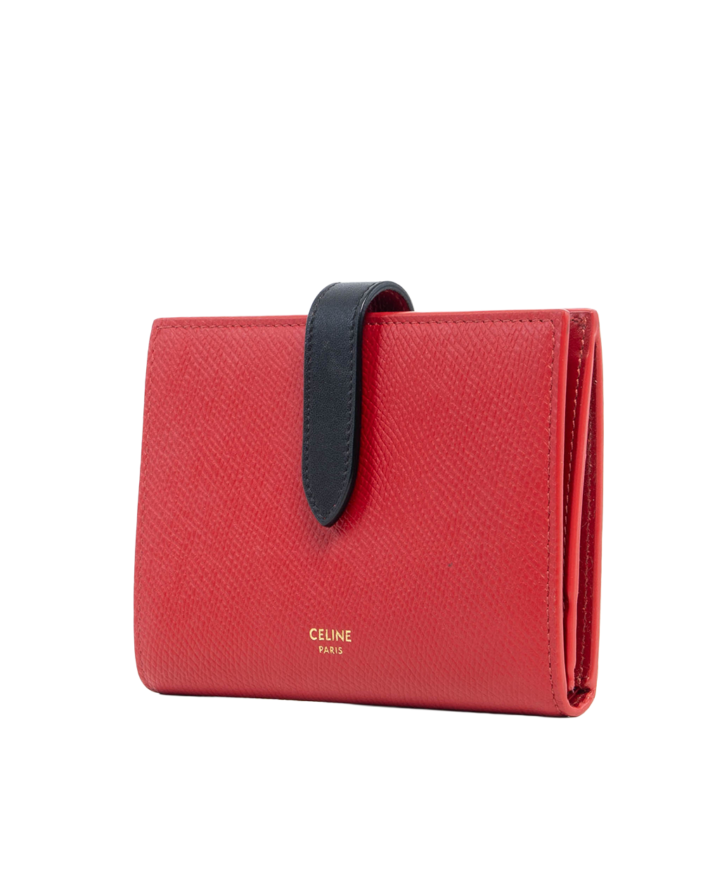 CELINE WALLET SHORT RED CALF F PB 1139 09646
