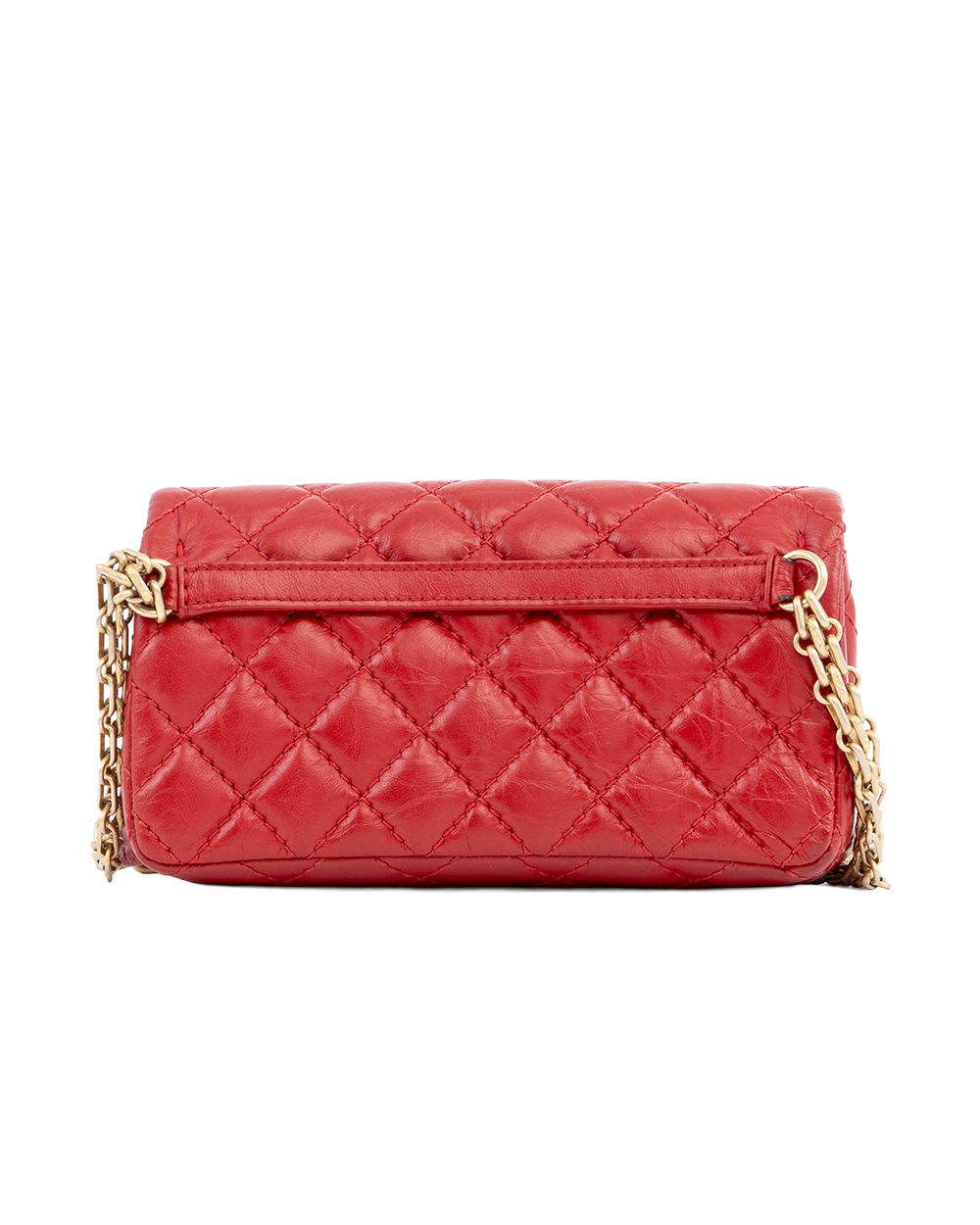 CHANEL 2.55 REISSUE FLAP BELT BAG RED CALF GHW 26972513 1163