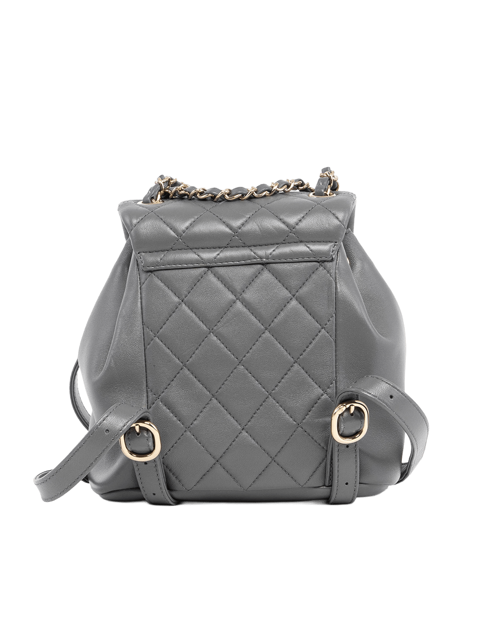 CHANEL BACKPACK SMALL GREY LAMB GHW THC4NPGL 2036