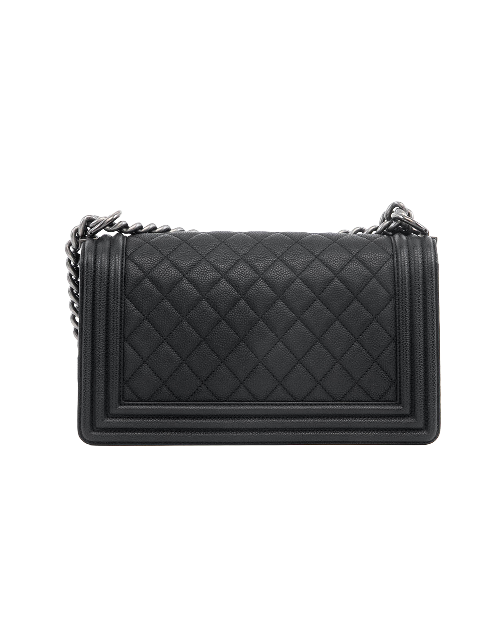 CHANEL BOY 10 BLACK CAVIAR RSHW 23137649 03603
