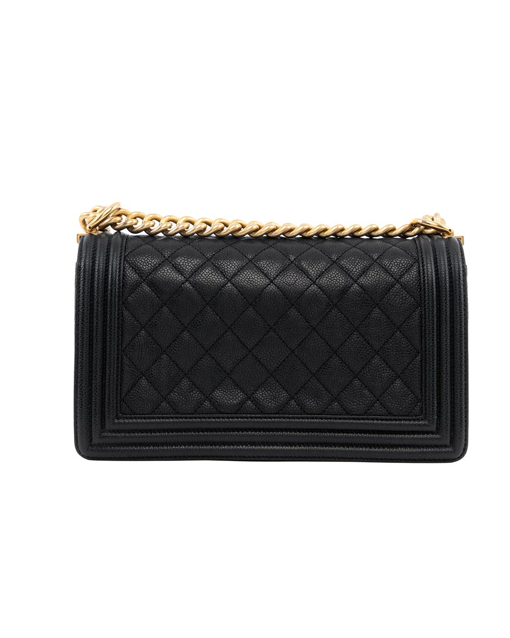 CHANEL BOY 10 BLACK CAVIAR GHW 23446702 1086