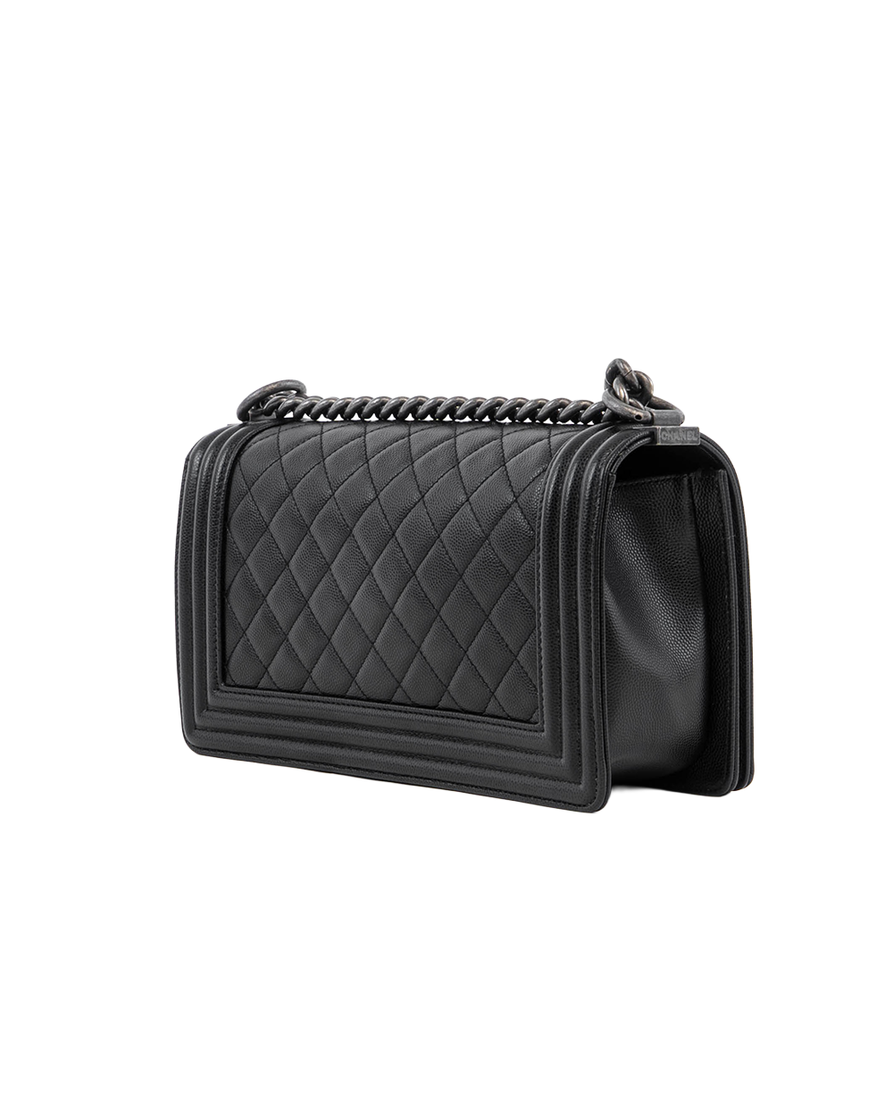 CHANEL BOY 10 BLACK CAVIAR RSHW 25629810 5198