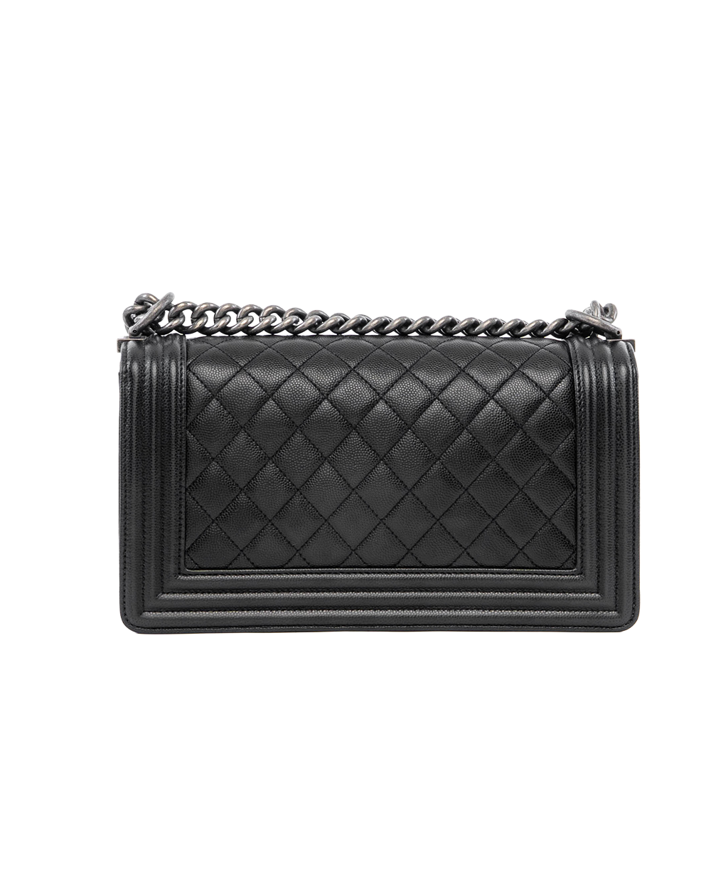 CHANEL BOY 10 BLACK CAVIAR RSHW 25629810 5199