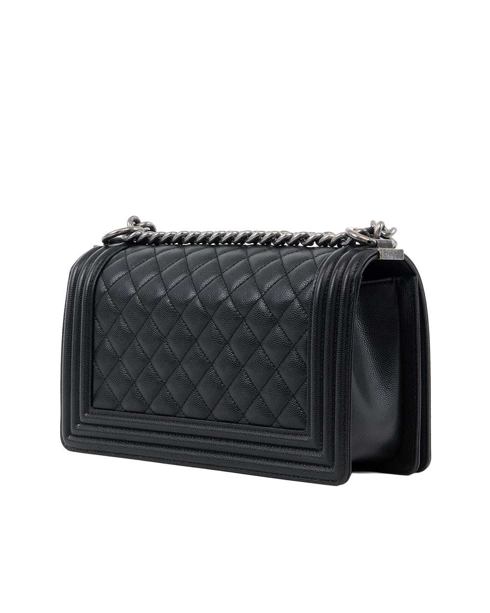 CHANEL BOY 10 BLACK CAVIAR RSHW 28740835 8070