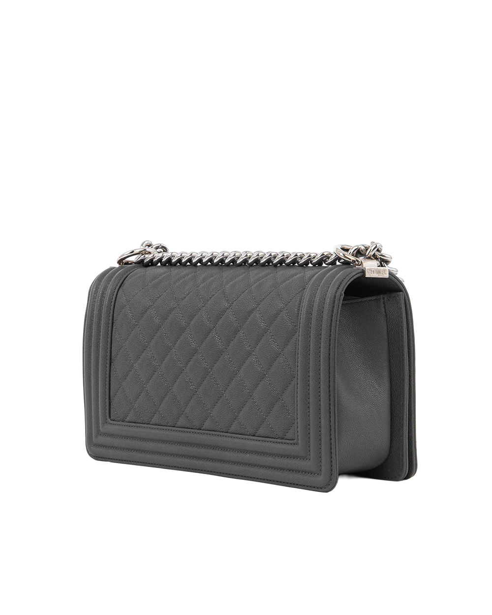 CHANEL BOY 10 GREY CAVIAR SHW 29796499 8112