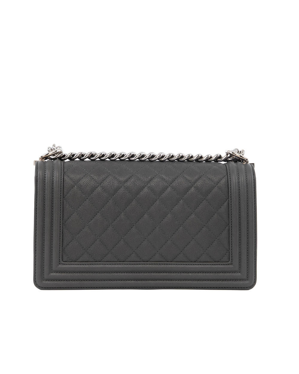 CHANEL BOY 10 GREY CAVIAR SHW 29796499 8113