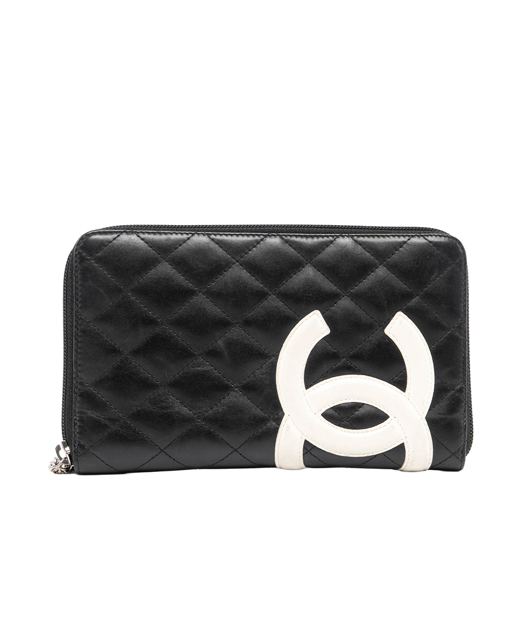 CHANEL CAMBON WOC BLACK PINK CALF SHW 14144201 01425