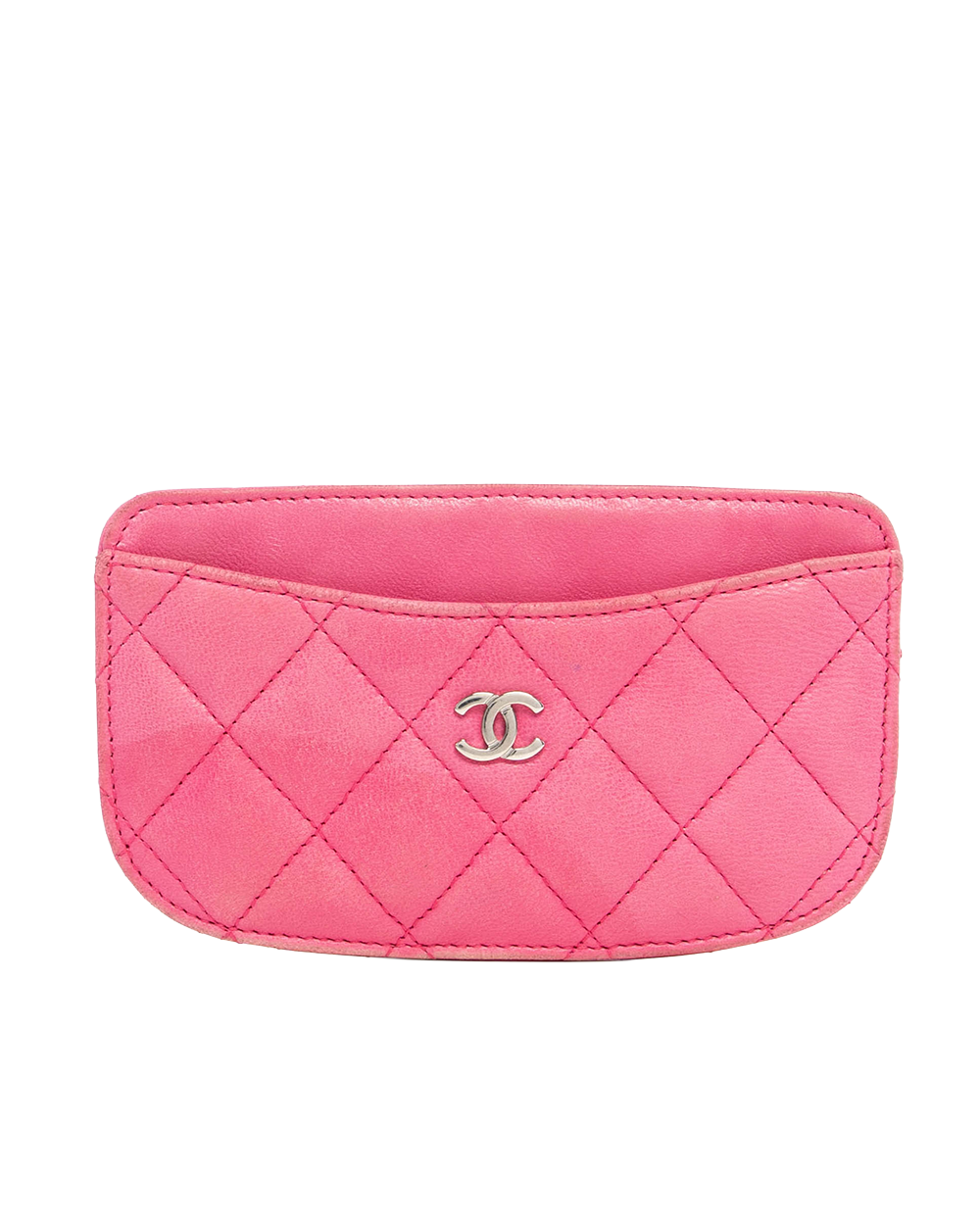 CHANEL CARD HOLDER PINK LAMB 19531365 09678