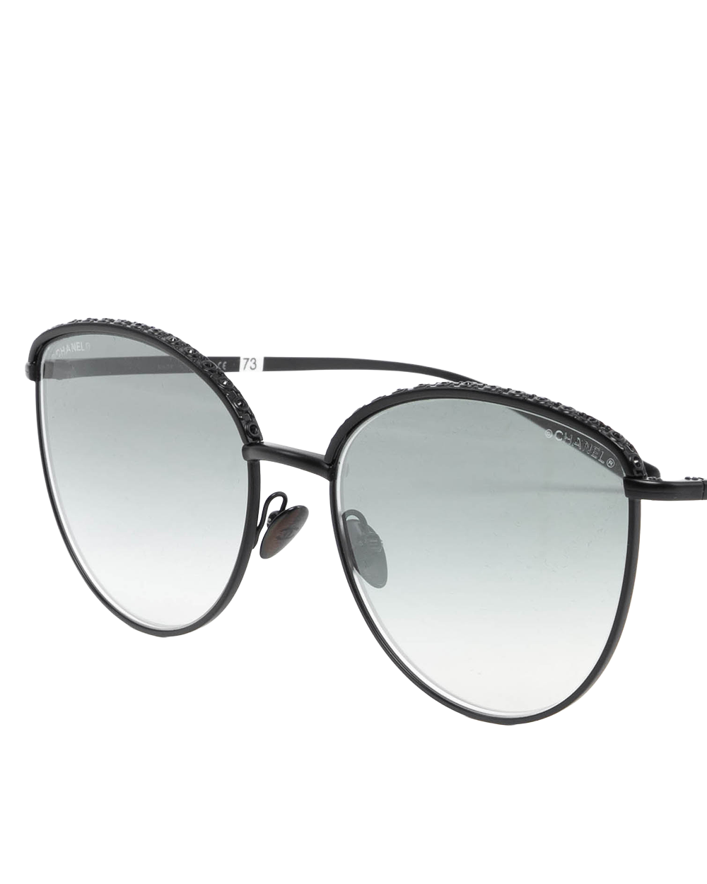 CHANEL CAT EYE SUNGLASSES BLACK 3338