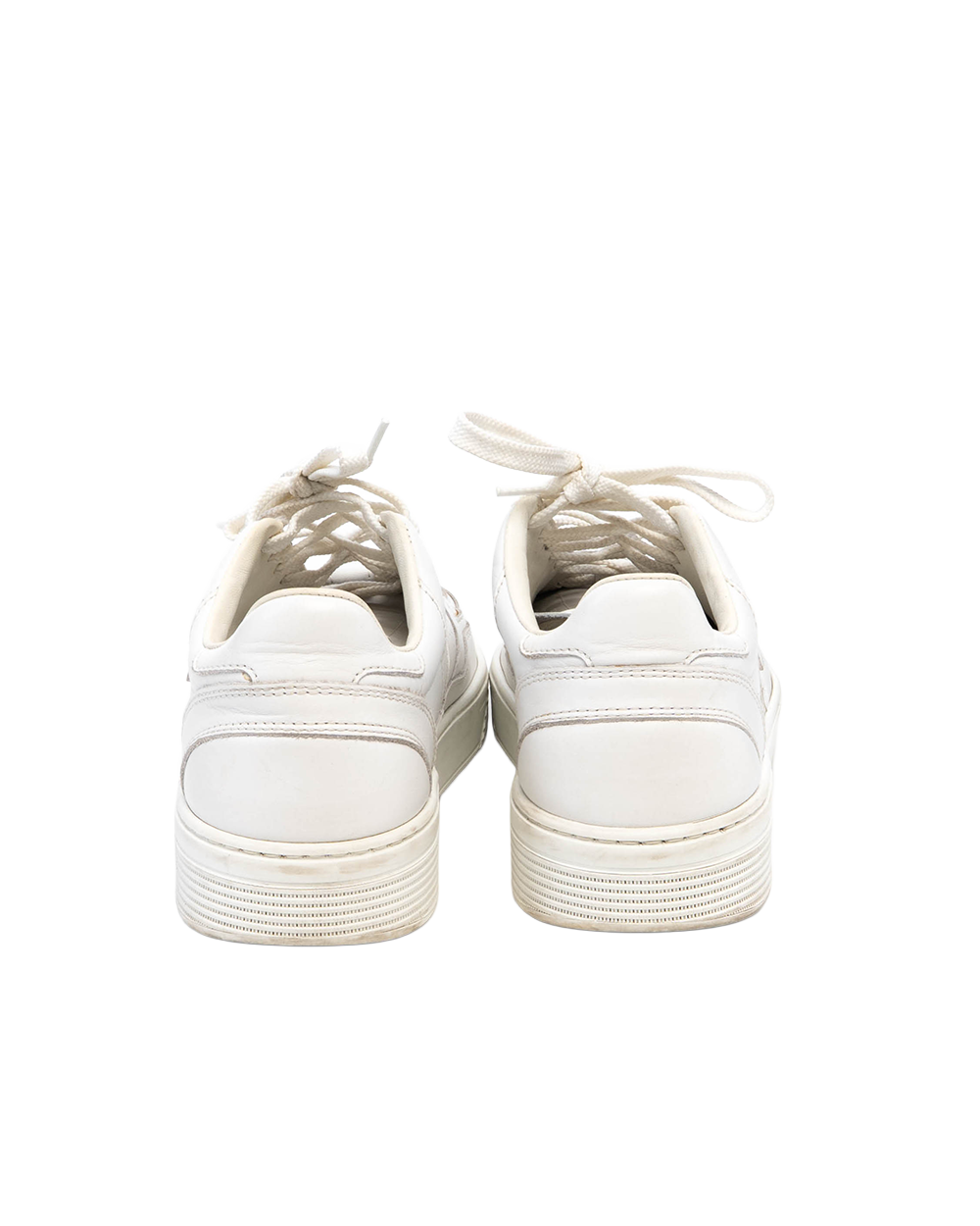 CHANEL CC WOMENS SNEAKERS 38 WHITE W G45079 4162