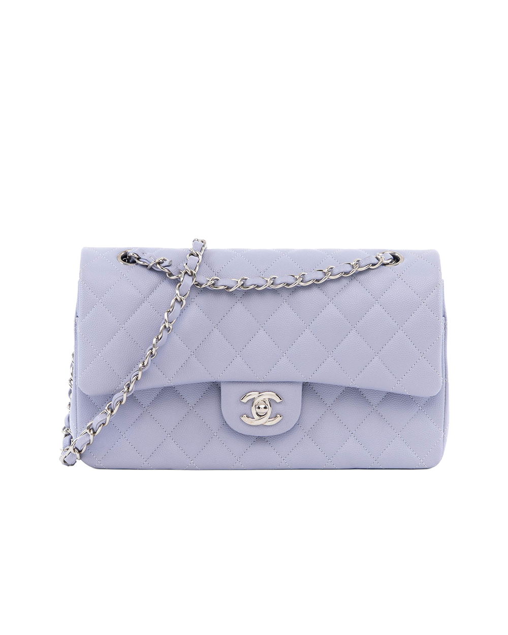 CHANEL CLASSIC 10 PURPLE CAVIAR SHW XHK2XUK5 3129