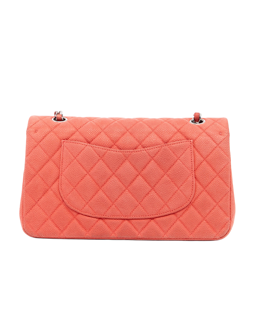 CHANEL CLASSIC 10 RED CAVIAR SUEDE SHW 17987583 04998