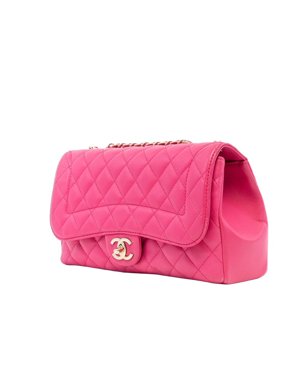 CHANEL CLASSIC VINTAGE FLAP BAG LAMB PINK SHW 21656715 0061